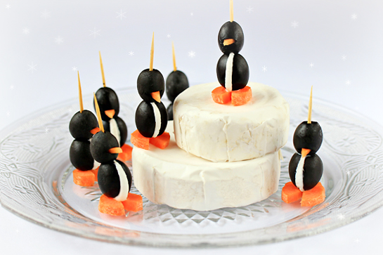 cream cheese penguins