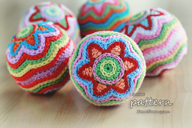 Crochet PDF Pattern - Star Christmas Ball