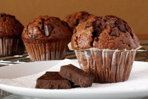 Chocolate Chunk Muffins Chocolate Chunk Muffins recipe with step by step pictures and list of ingredients, pictures, ingredients, images, domes muffins, perfect muffins, moist chocolate muffins