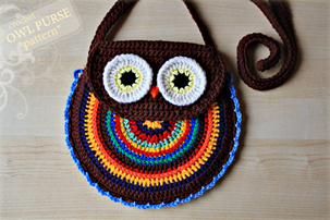 Crochet Owl Purse (PATTERN) crochet owl purse pattern