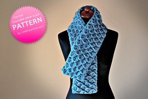 Crocodile Stitch Scarf (PATTERN) crocodiles stitch, how to make crocodile stitch, how to do crocodile stitch, crocodile stitch how to, crocodile stitch pattern, crocodile stitch tutorial, crocodile stitch scarf, pdf pattern, tutorial, pictures, step by step, images, etsy