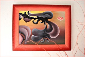 My Mom Is Gorgeous... Part II wonderful modern abstract oil paintings Europe, in situ art, folk art, central European art, selling paintings