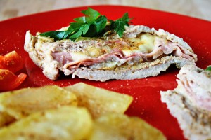 Rosemary Surprise pork with cheese and rosemary recipe with step by step pictures, ingredients, pictures, recipe