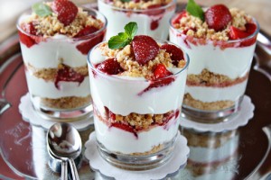 Strawberry Cheesecake Parfaits strawberry cheesecake parfaits recipe with step by step pictures, ingredients, pictures, recipe, images, berry parfaits, recipe
