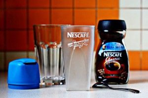 Café Frappé cafe frappe recipe with step by step pictures and list of ingredients, frappucino recipe, homemade frappucino