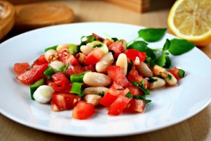 Tomato and Bean Salad tomato and bean salad recipe with step by step pictures, ingredients, pictures, recipe, images