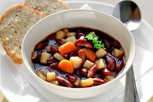 Bean Soup bean soup with step by step pictures and list of ingredients, bean soup