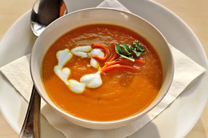 Purée of Carrot Soup with Curry and Ginger puree of carrot soup with curry and ginger, how to make carrot soup recipe with step by step pictures, recipe, ingredients, pictures, images