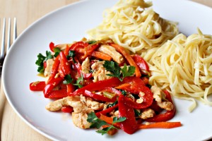 Spring Chicken Salad with Noodles spring chicken salad with noodles recipe with step by step pictures, ingredients, pictures, recipe, images