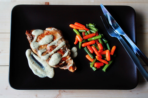 Sauteed Chicken in Mustard-Cream Sauce sauteed chicken with mustard-cream sauce