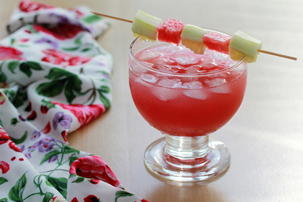 Watermelon Cucumber Cooler watermelon and cucumber cooler