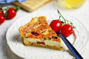 Cheddar, Bacon and Sage Quiche Cheddar, Bacon and Sage Quiche
