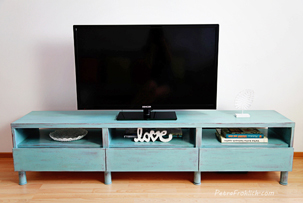 Painting TV Table With Chalk Paint Painting TV Table With Chalk Paint